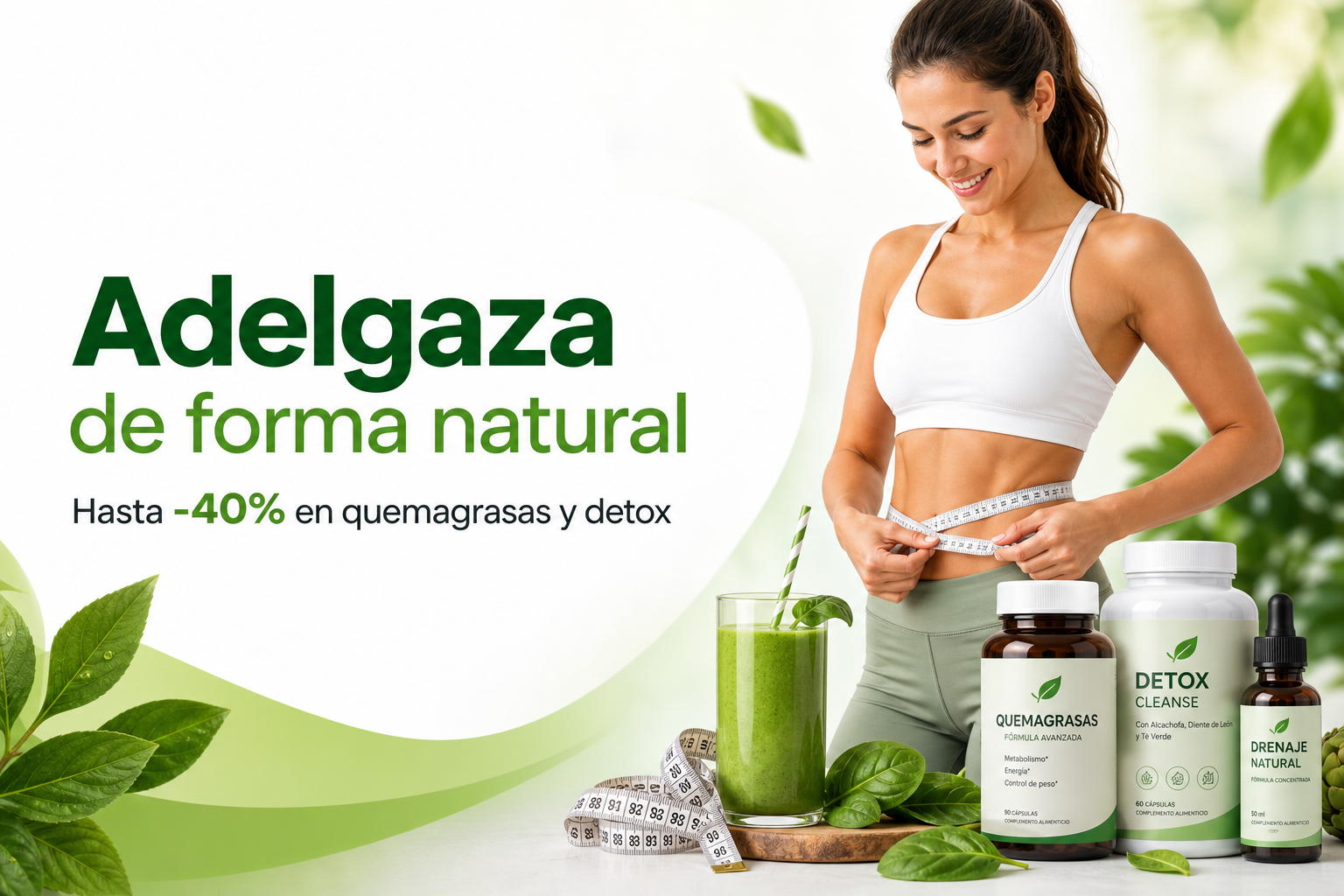 Adelgaza de forma natural - hasta 40% de descuento